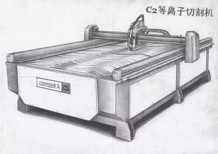 DEMA-C2等離子切割機(jī)素描 DEMA-C2等離子切割機(jī)素描